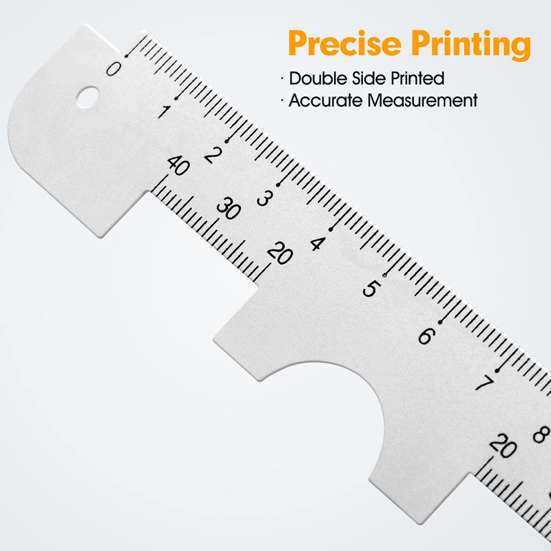 Ezyaid Metal PD Ruler - Pupillary Distance Ruler with Instructions