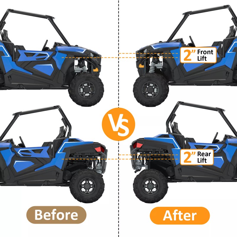 WSAYS Front & Rear Full 2'' UTV Lift Kit For