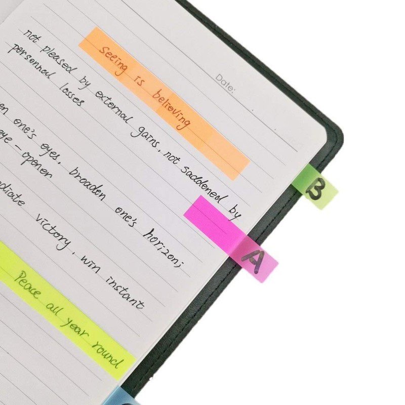 iMagitek 3 Sheet Neon Index Tabs Flags Page Markers Sticky