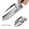 3PCS Mini Hand Shovel Folding Stainless Steel Trowel Portable Camping