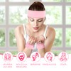 Kit de 12 piezas KINGTLE: 4 diademas skincare ajustables y
