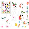 361PCS Easter Bunny Window Cling Decorations - Egg Hunt Games