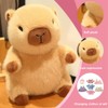 Mineup Cute Capybara Cuddly Toy, 23 cm Capybara Plush Toy,