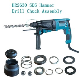 HR2630 SDS Hammer Drill Chuck Assembly Fit for Mkta, Replace 455393-4 346177-0 Drill Head Accessories Parts