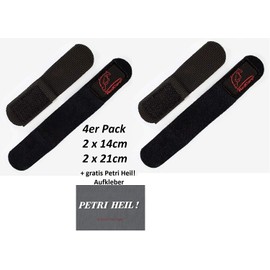 blntackle76 Behr Red Carp Neoprene Rod Bands Set of 4 + Free Petri Heil! Sticker