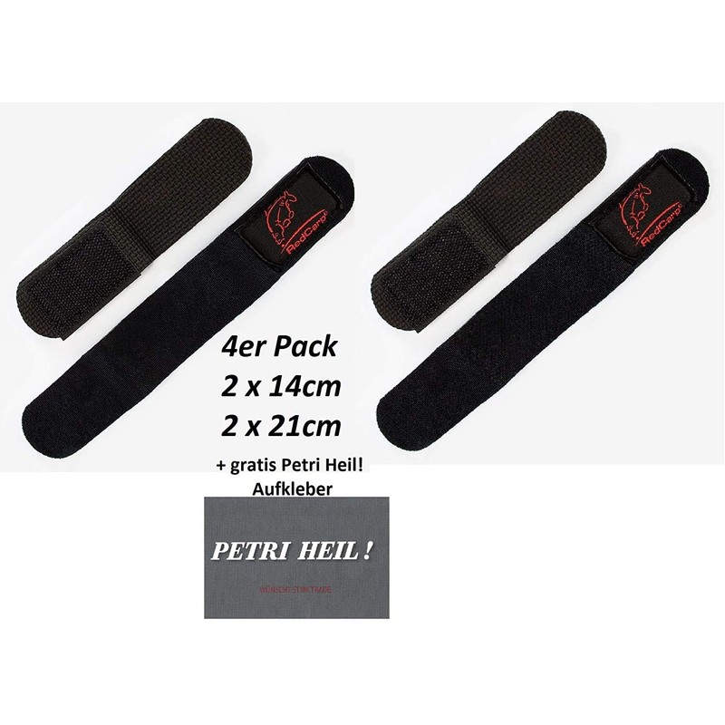 blntackle76 Behr Red Carp Neoprene Rod Bands Set of 4