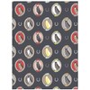 Horses Giftwrap Paper - Six Flat Folded Sheets 19.5x27 Inches,