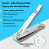 firiKer Nail Clipper Set,Premium Stainless Steel Fingernail and Toenail Clipper