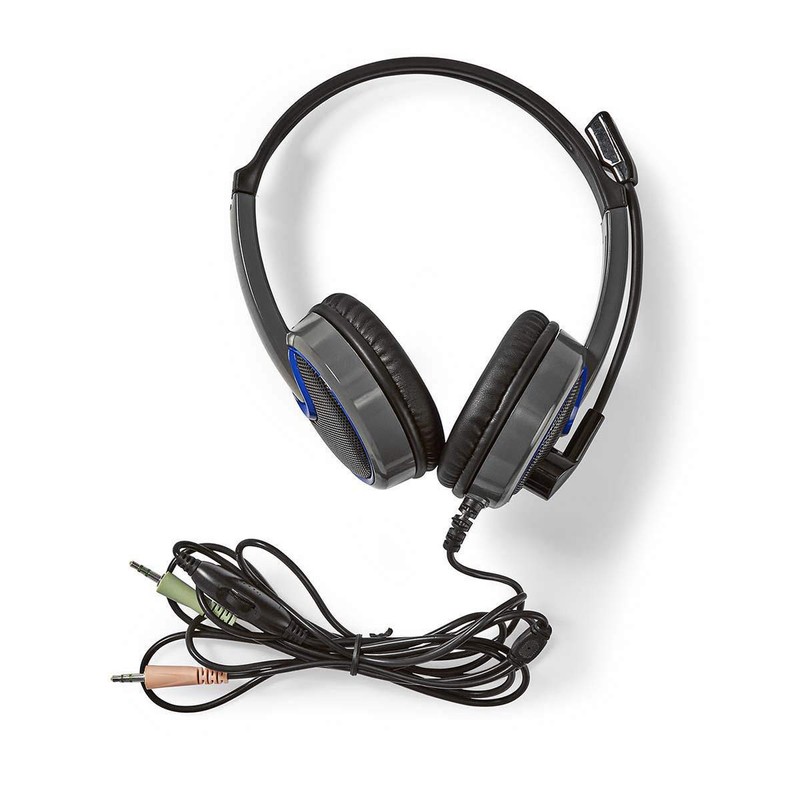 NEDIS GHST200BK Gaming Headset | Over-ear | Microphone | 3.5