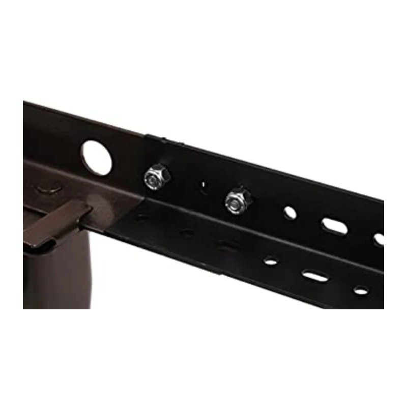 bedCLAW 13" Steel Bed Frame Extension Rails, 1.5"x1.5", Set of