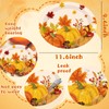 OGMOGKW Fall Party Decorations Plates and Napkins, 100 Pcs Autumn
