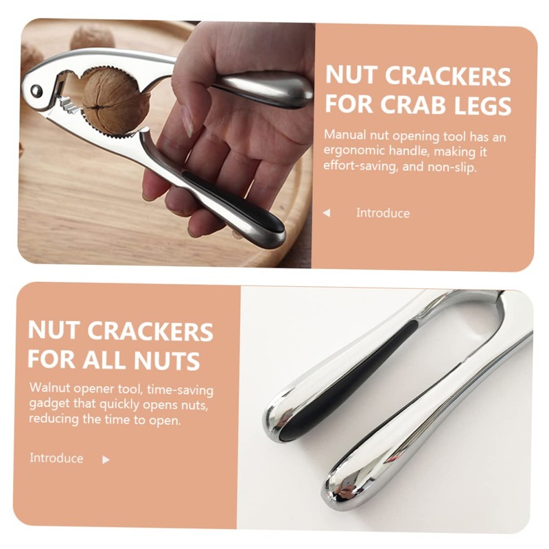 MAGICLULU Portable Walnut Cracker Tool Ergonomic Design Nut Cracker for