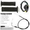 YOXUFA Throttle Cable Twist Throttle Handle Grip Assembly for 2