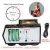 DRomance Music Snow Globe Train Lantern with Music and Timer,