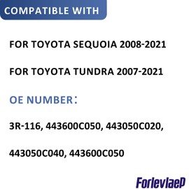 Forlevlaep Power Steering Reservoir for Toyota Tundra 2007-2022 for Toyota Sequoia 2008-2022 603-828 with Cap Bracket