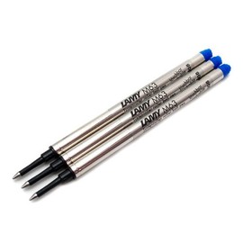 LAMY Rollerball Refill (For Safari Ulster Studio Ramie 2000) Blue LM63BL (Set of 3)