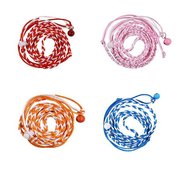Ismeally 4Pcs Hamster Harness Small Animal Harness Leash Adjustable Walking