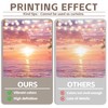 Swepuck Fabric 7x5ft Hawaiian Beach Pink Sunset Backdrop