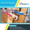 SharkBite 2 Inch Push Cap, Push to Connect Brass Plumbing
