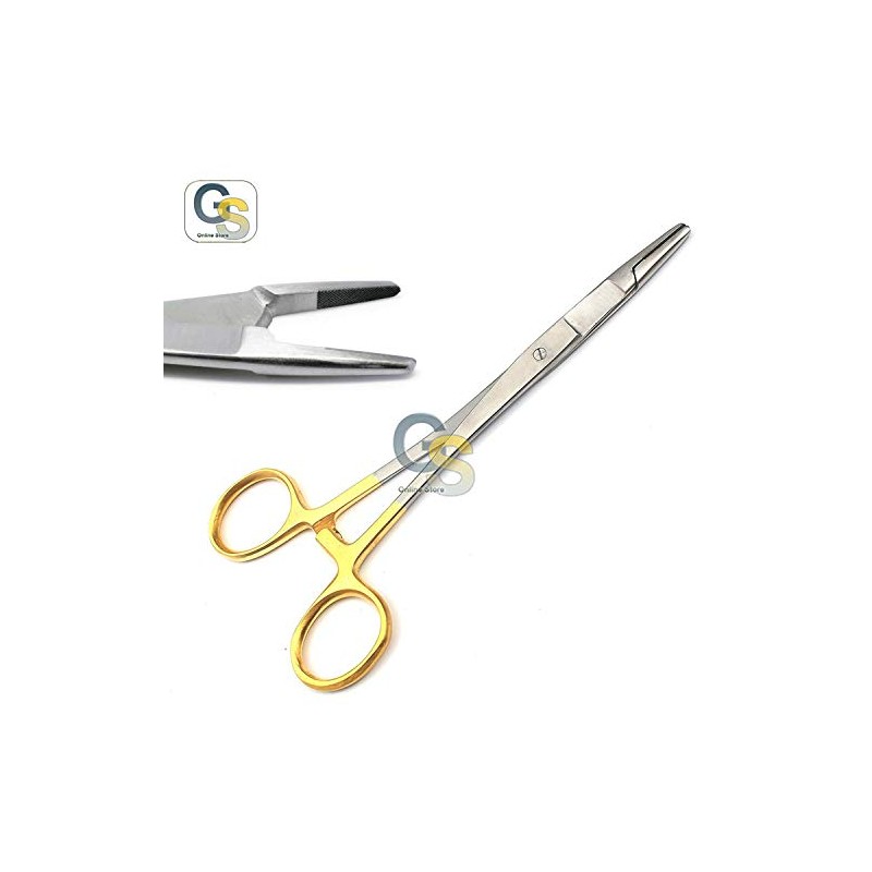 3 OLSEN HEGAR NEEDLE HOLDERS WITH SCISSORS 4 3/4", 5