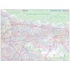 San Gabriel Valley-East Los Angeles Vicinity Wall Map (48" x