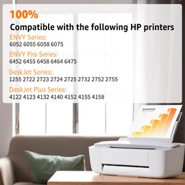 NineLeaf Remanufactured High Yield Ink Cartridges Replacement for HP 67XL 67 XL Compatible with Envy 6055 6075 Envy Pro 6458 6475 DeskJet 1255 2725 DeskJet Plus 4140 4152(6 Black,4 Tri-Color)