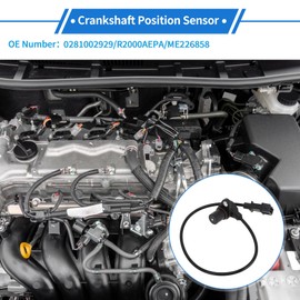 VekAuto 1 Pc Crankshaft Position Sensor for Mitsubishi Fuso FE 4M50 Sturdy Metal Plastic Black Engine Crank CKP Sensor