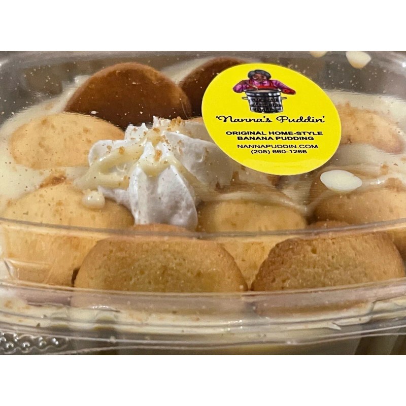 Gourmet 8 oz Banana Pudding Homemade Nanna’s, Original Homestyle￼ Gourmet