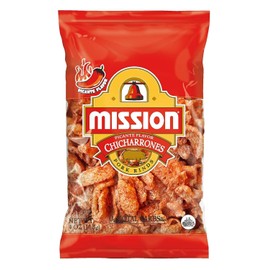 Mission Chicharrones Spicy Pork Rinds Picante Flavor 4 oz. (Pack of 6)