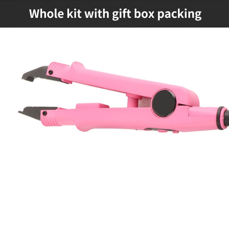 Hair Extension Iron Temperature Change Heated Connector Machine Keratin Tool