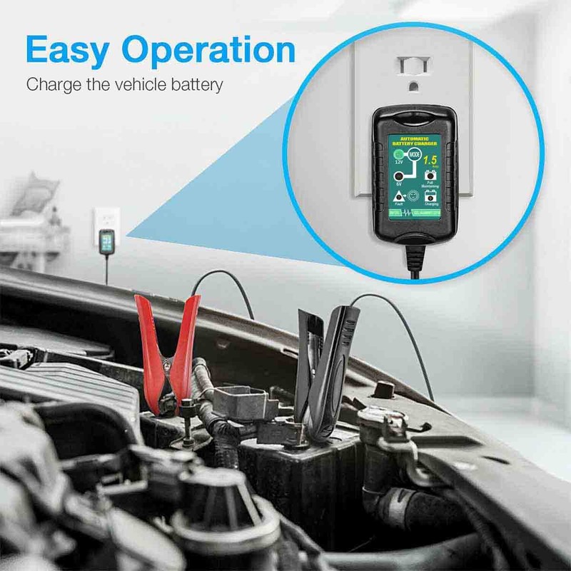 Sealed Lead Acid Battery Charger for 6V 12V Volt 5AH