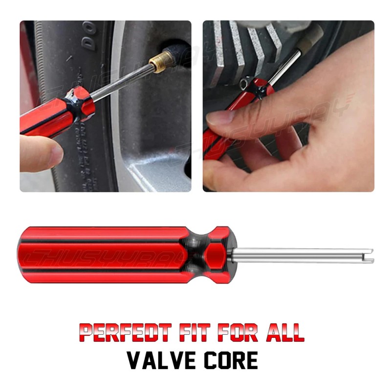 CHUSYYRAY Luminous Tire Valve Cap Stem Lights Glow in the