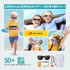 RIVBOS RBK002 Kids Sunglasses for Kids, Polarized Lenses, Rubber Frame,