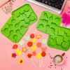 Bettoor Lollipop Molds Shape, 4Pcs Silicone Molds for Lollipop, 3D