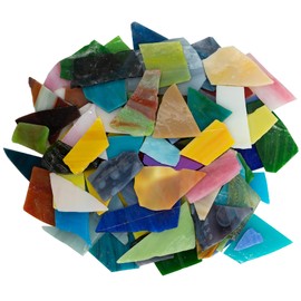 Mosaico irregular para manualidades, varios colores y formas, 400 g