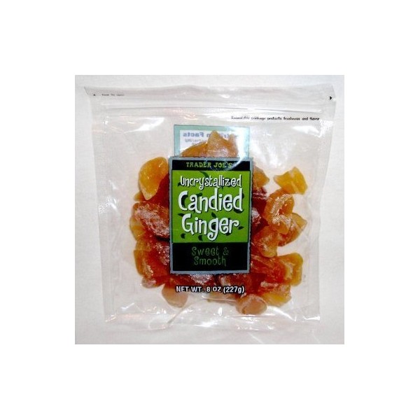 5 Pack Trader Joe's Uncrystallized Candied Ginger Sweet & Smooth, 8 oz