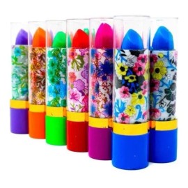 Cosmetic Box Labial Magico Pack Lote 60 Pz Floral Para Labios Con Aroma