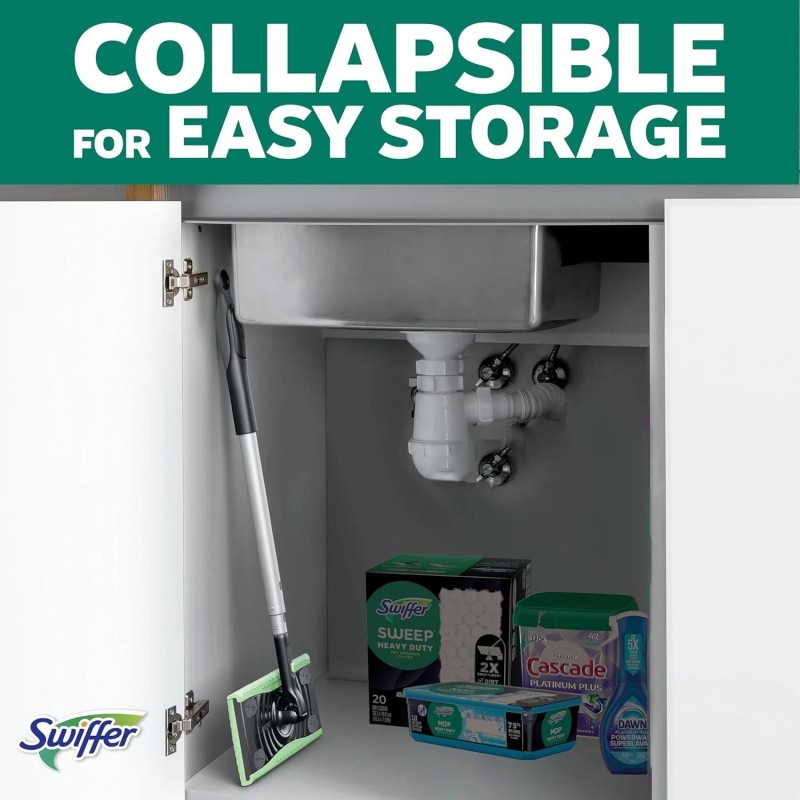 Swiffer Sweep & Mop Deluxe 2-in-1 Floor Mopping and Sweeping