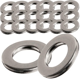 M10 Form A Flat Washers A4 Marine Grade Stainless Steel 316 for M2, M3, M4, M5, M6, M7, M8, M10 and M12 Screws (Pack of 20)
