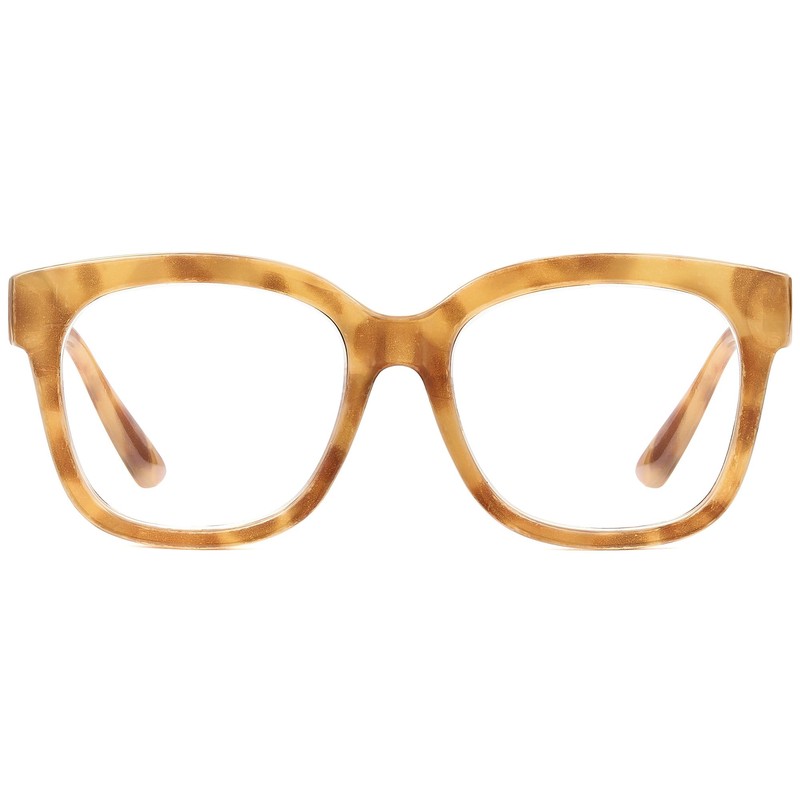 JM Blue Light Filter Glasses Women Men Oversized Large Square