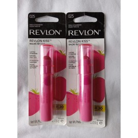 Revlon 2 Revlon Kiss Balm 025 Fresh Strawberry Lasting Hydration SPF20 Read description