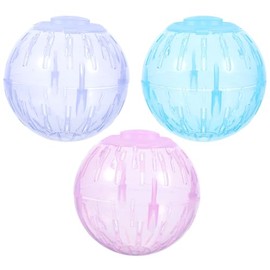 POPETPOP Pelota de ejercicio para hámster, 3 unidades, mini pelota de hámster, pelota de ejercicio para hámster, juguete para jaula