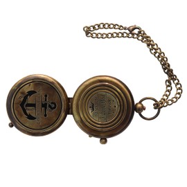 Gift to My Son Engraved Brass Compass with Leather Case - Gift to Son from Mom - Gift for Son from Dad - Birthday Gift for Son - Motivational Gift for Son - Graduation Gift Ideas