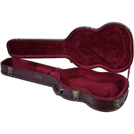 Crossrock Hard Guitar Case for Gibson SG and Similar Style Electric Guitars - Brown