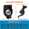 Nixon Offroad Fog Light Set for 2011-2015 Ford Explorer w/Bulb