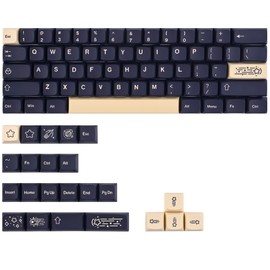 iTastatur 83 Keys Dye Sublimation XDA 60% Keycap Set,PBT Custom keycaps,for Cherry/Gatron MX switches 60 Percent/68/GK61 Gaming Mechanical Keyboard