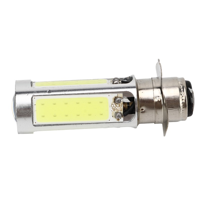 2x 6000K White H6M COB LED Motor Bike/ATV Headlight Fog