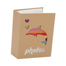 VICASKY Photo Album Multi Pocket Memory Holder for Girl Growth Holds Photos for Keepsakes and Celebrations