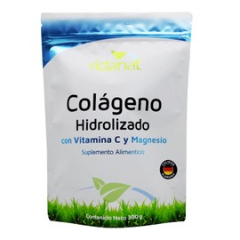 Vidanat Colágeno Hidrolizado Puro con Vitamina C y Magnesio - 300 g