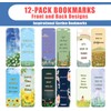 Creanoso Inspirational Garden Bookmarks (2-Sets x 6 Cards) – Great